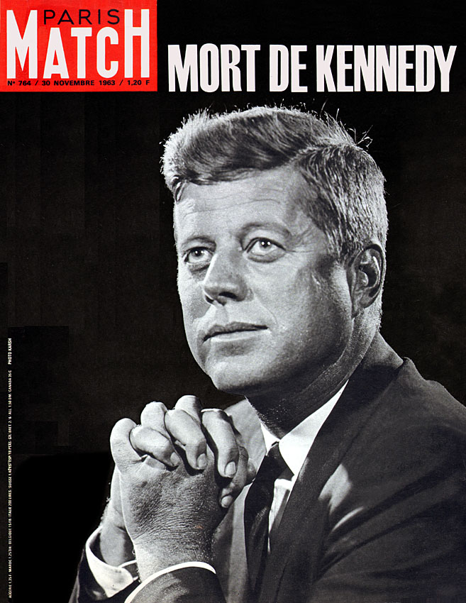 Couverture Paris match numéro 764 de Novembre 1963