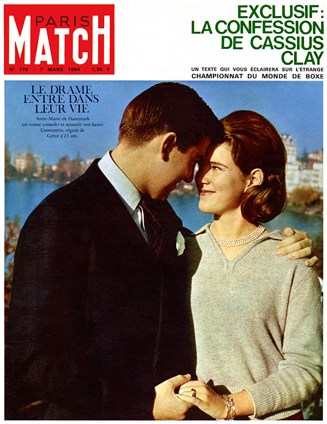 Couverture Paris match numéro 778 de Mars 1964