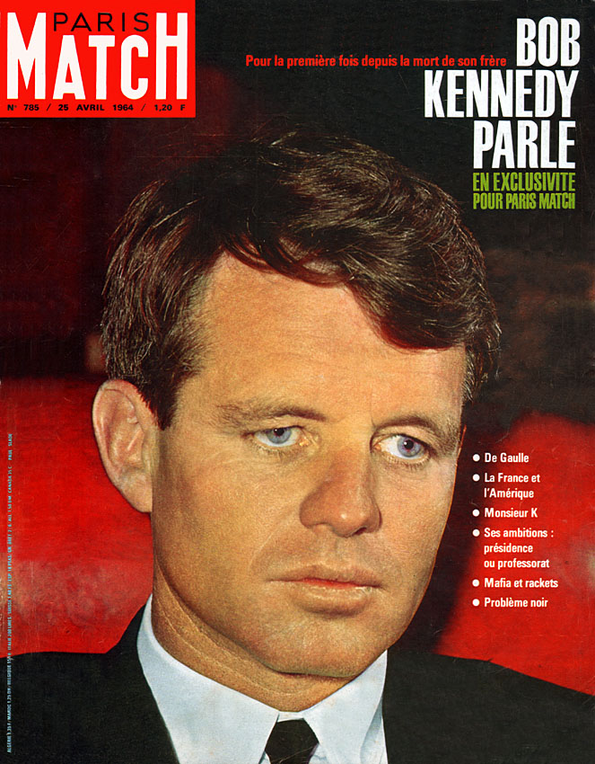 Couverture Paris match numéro 785 de Avril 1964