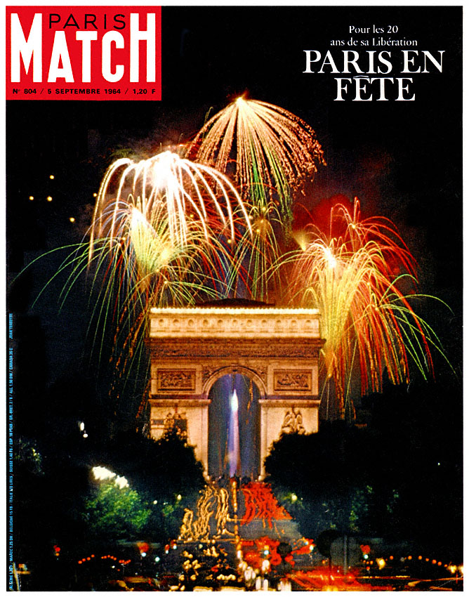 Couverture Paris match num�ro 804 de Septembre 1964