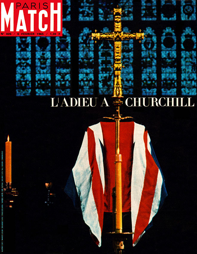 Couverture Paris match num�ro 826 de F�vrier 1965