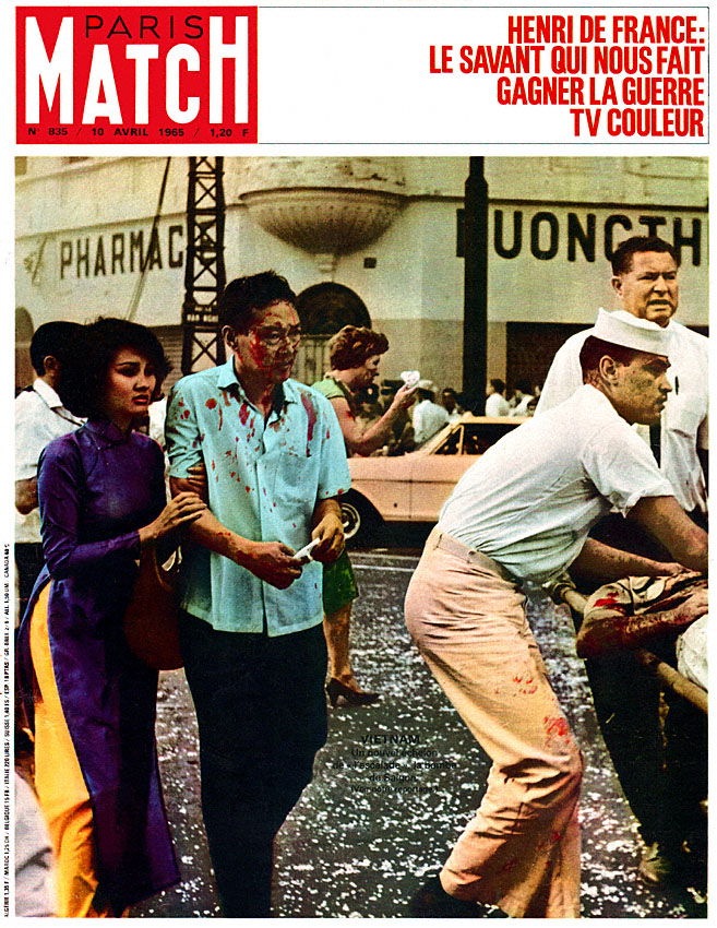 Couverture Paris match num�ro 835 de Avril 1965