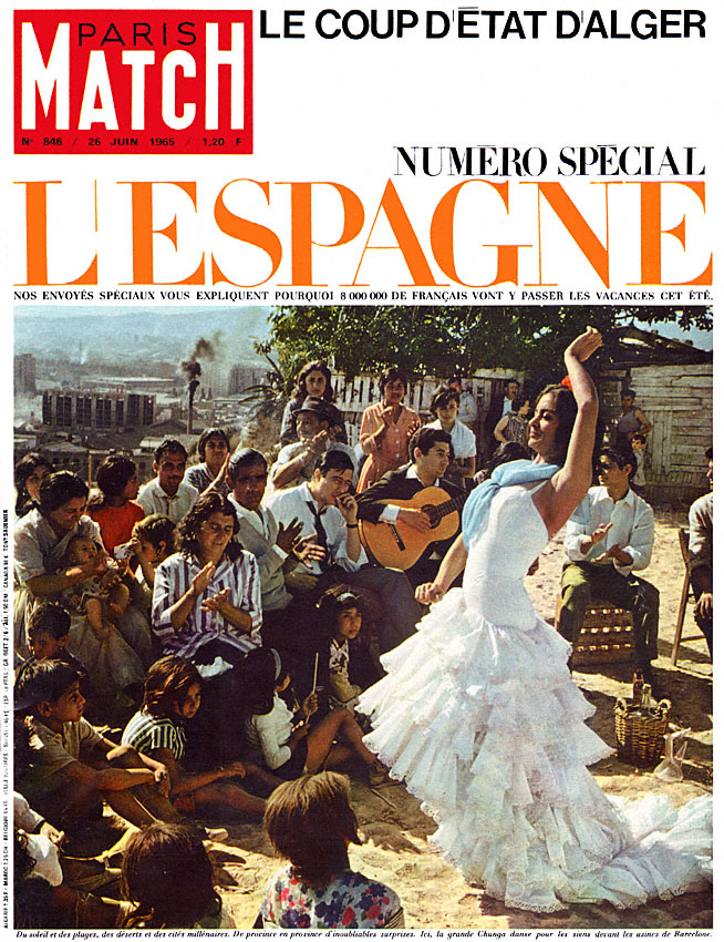 Couverture Paris match num�ro 846 de Juin 1965