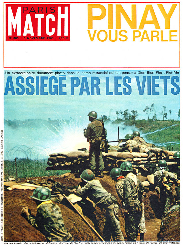 Couverture Paris match num�ro 865 de Novembre 1965