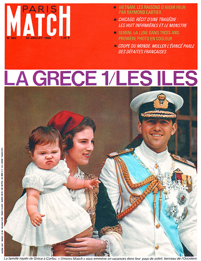 Couverture Paris match num�ro 903 de Juillet 1966