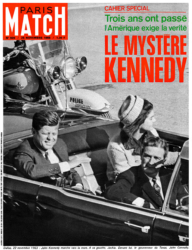 Couverture Paris match num�ro 920 de Novembre 1966