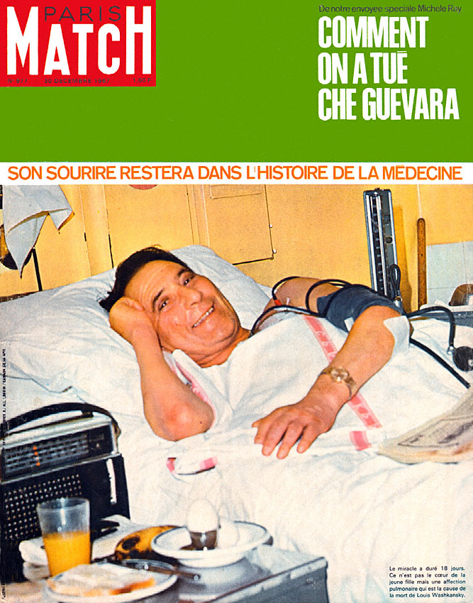 Couverture Paris match numéro 977 de Décembre 1967