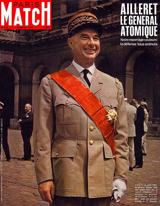 Couverture Paris match num�ro 989 de Mars 1968