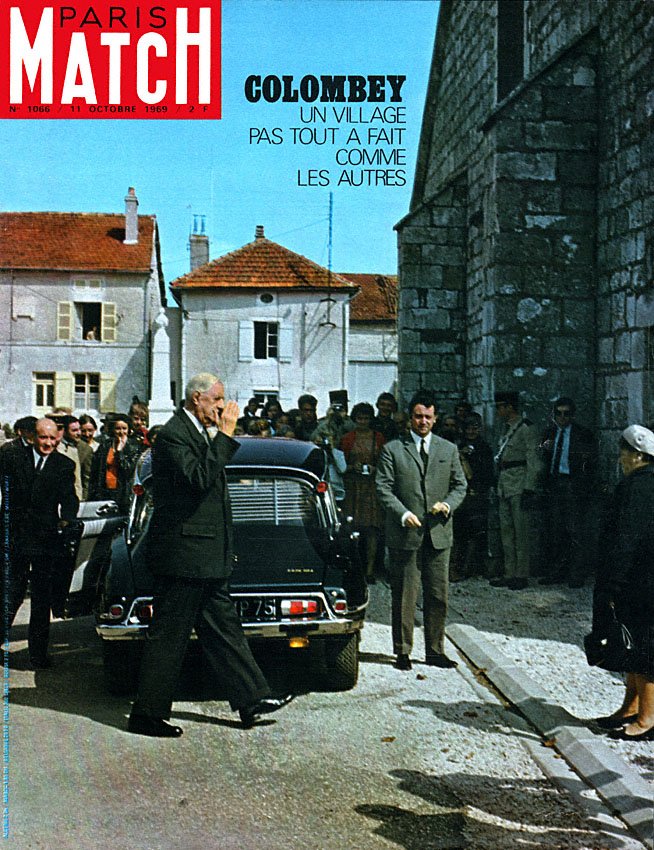 Couverture Paris match num�ro 1066 de Octobre 1969
