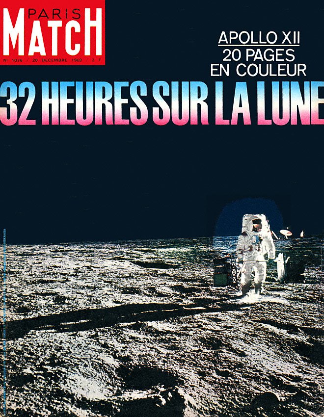 Couverture Paris match numéro 1076 de Décembre 1969
