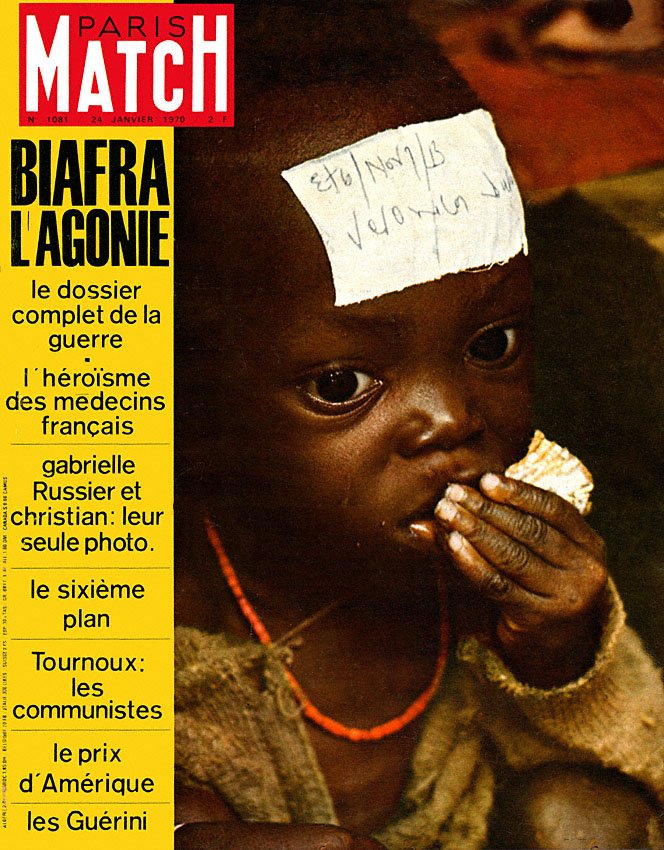 Couverture Paris match num�ro 1081 de Janvier 1970