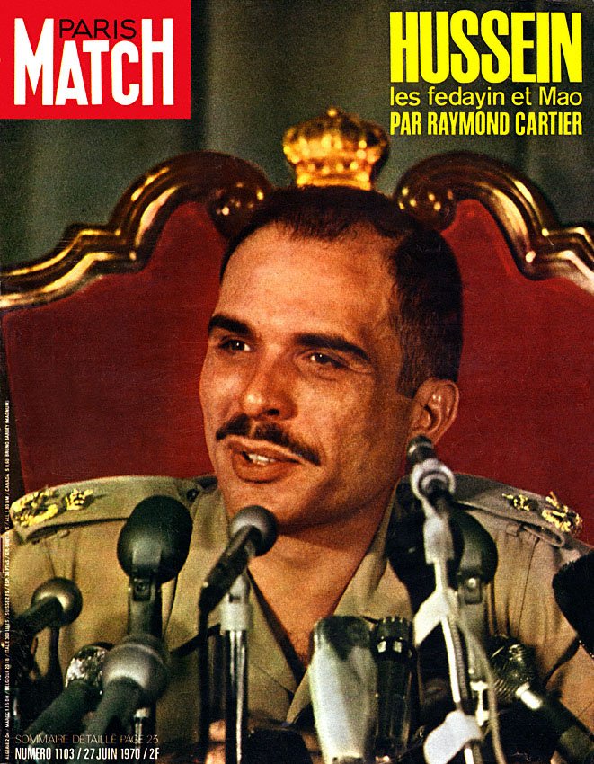 Couverture Paris match num�ro 1103 de Juin 1970