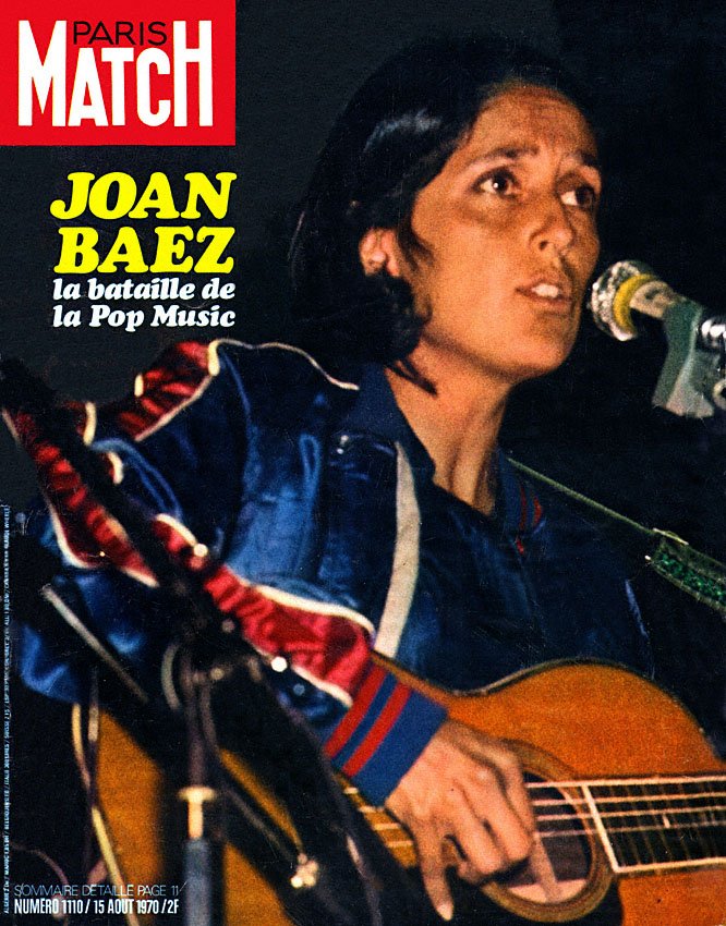 Couverture Paris match num�ro 1110 de Ao�t 1970