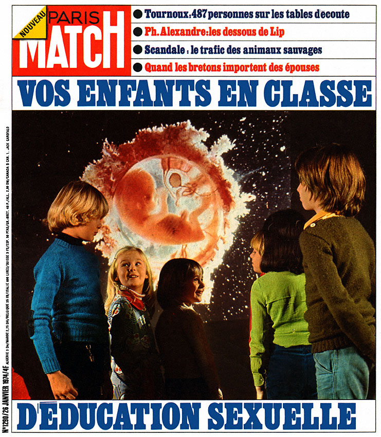 Couverture Paris match numro 1290 de Janvier 1974