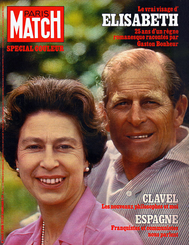 Couverture Paris match numro 1464 de Juin 1977