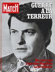 Couverture Paris Match numro 1483 de Octobre 1977