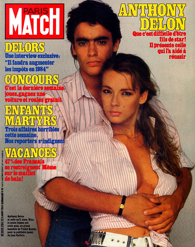 Couverture Paris match numro 1784 de Aot 1983