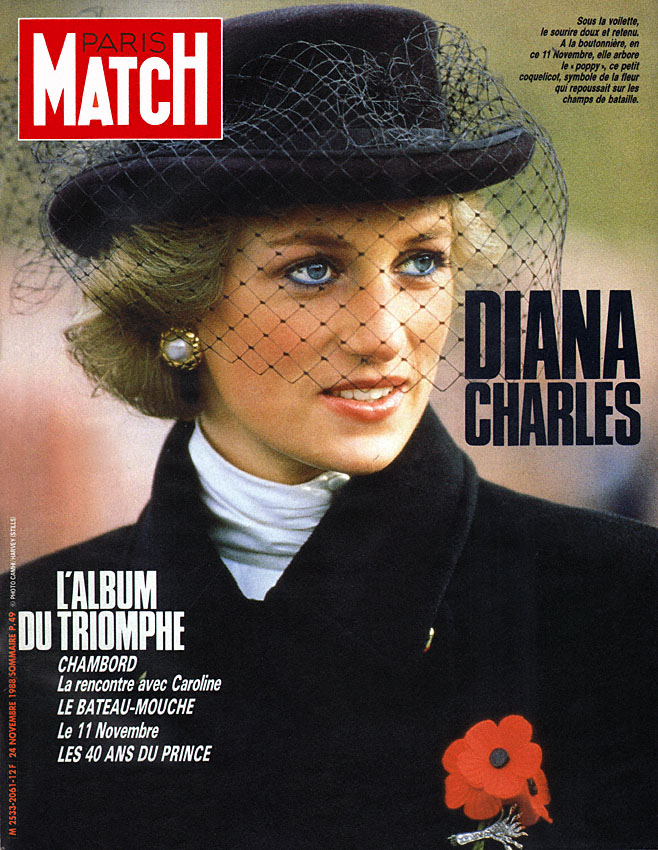 Couverture Paris match numéro 2061 de Novembre 1988