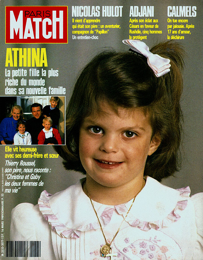 Couverture Paris match numro 2077 de Mars 1989