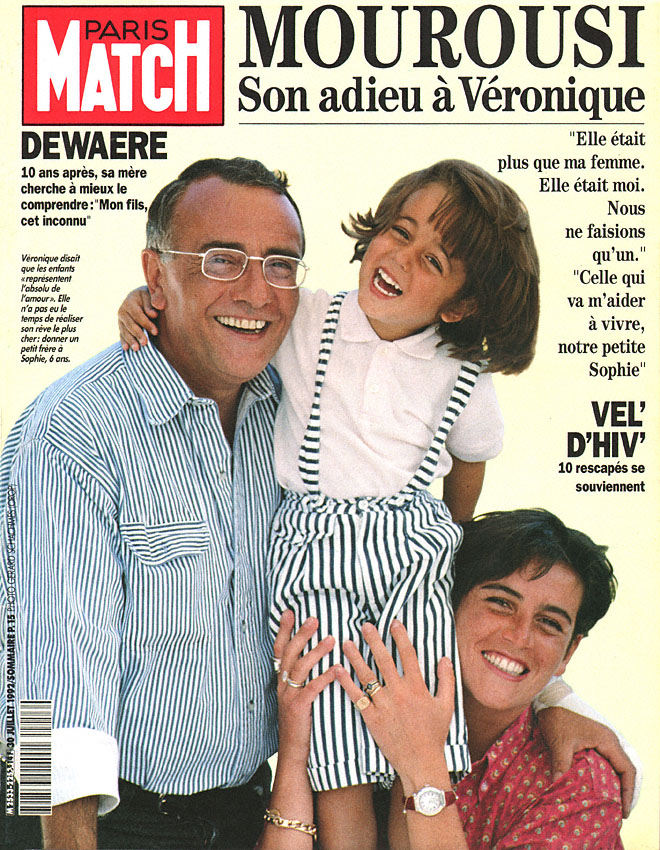 Couverture Paris match numro 2253 de Juillet 1992