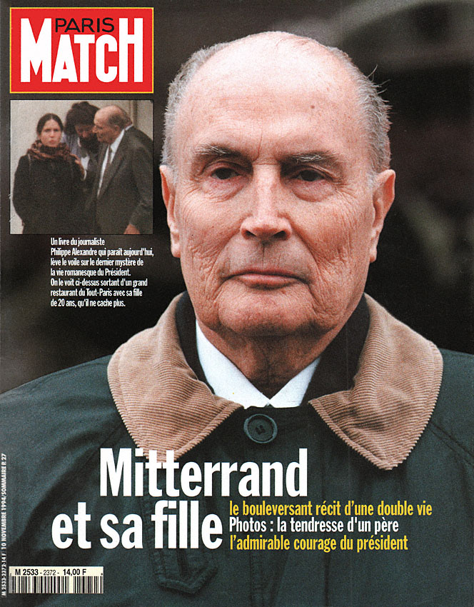 Couverture Paris match numro 2372 de Novembre 1994