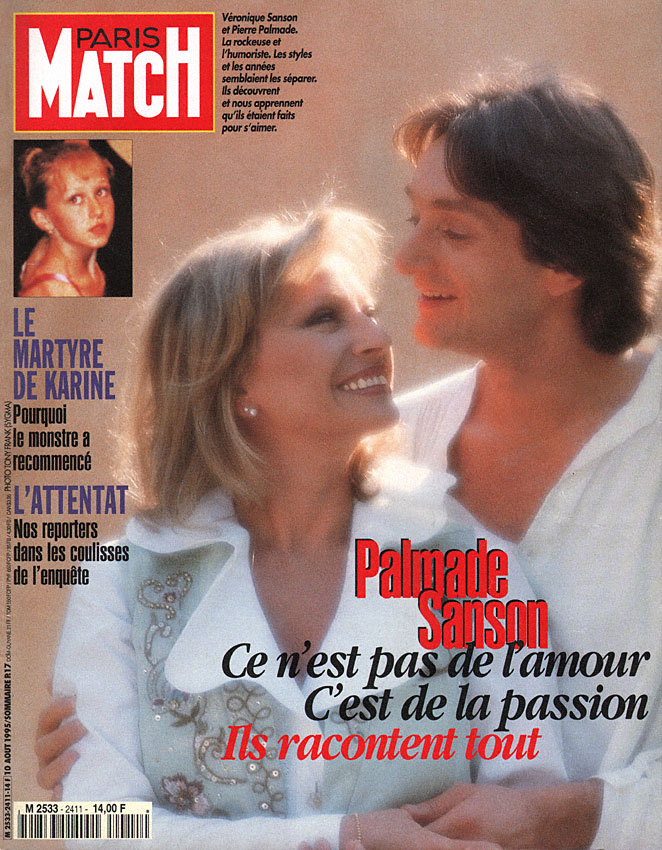 Couverture Paris match numro 2411 de Aot 1995