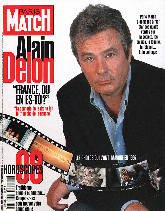 Couverture Paris match numéro 2537 de Janvier 1998