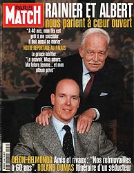 Paris Match couverture numéro 2548