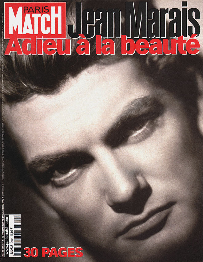 Couverture Paris match numro 2582 de Novembre 1998