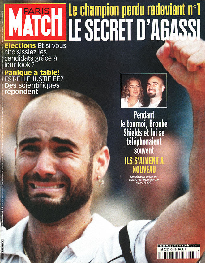 Couverture Paris match numéro 2612 de Juin 1999