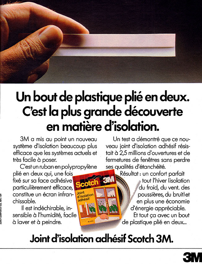 Publicité 3M 1981