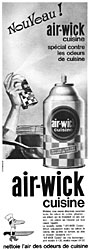Publicit Air-Wick 1963