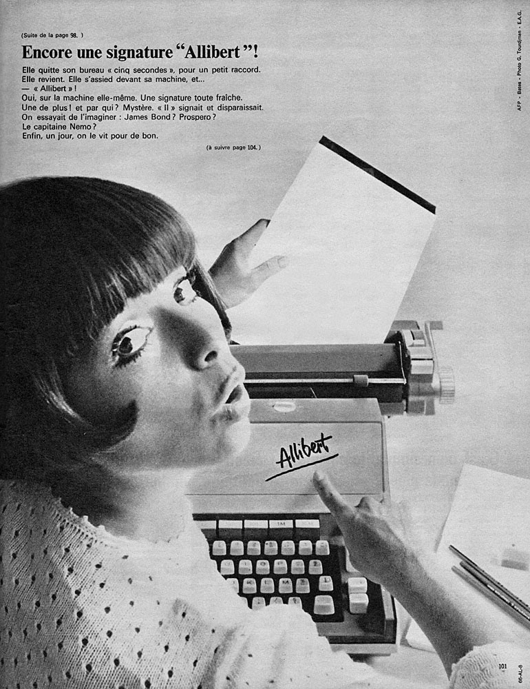 Publicit� Allibert 1966