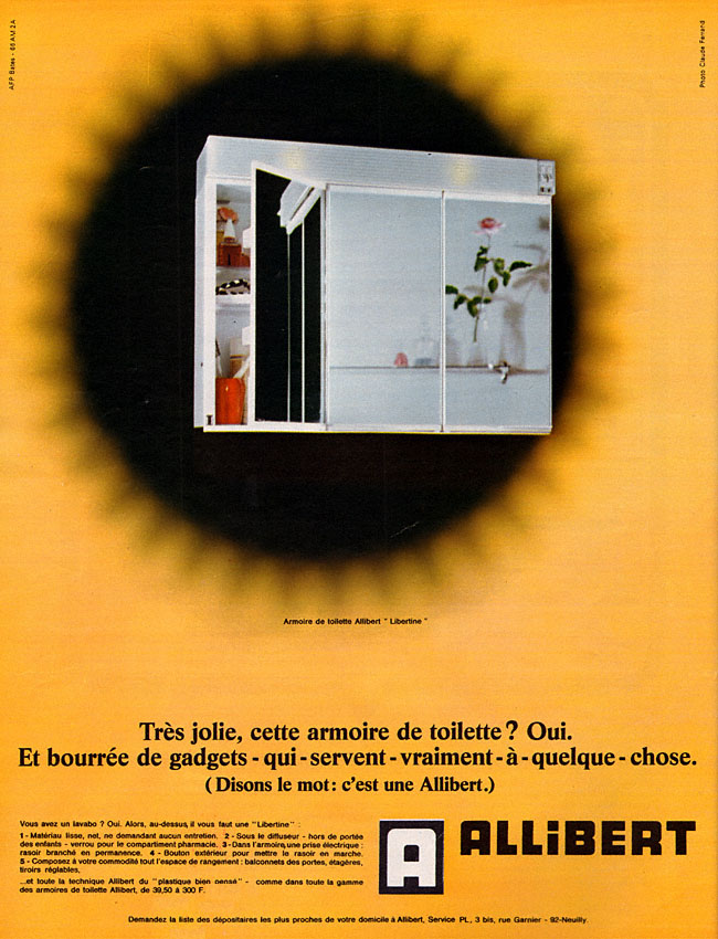 Publicité Allibert 1966