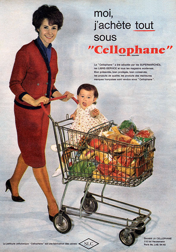 Publicité Cellophane 1961