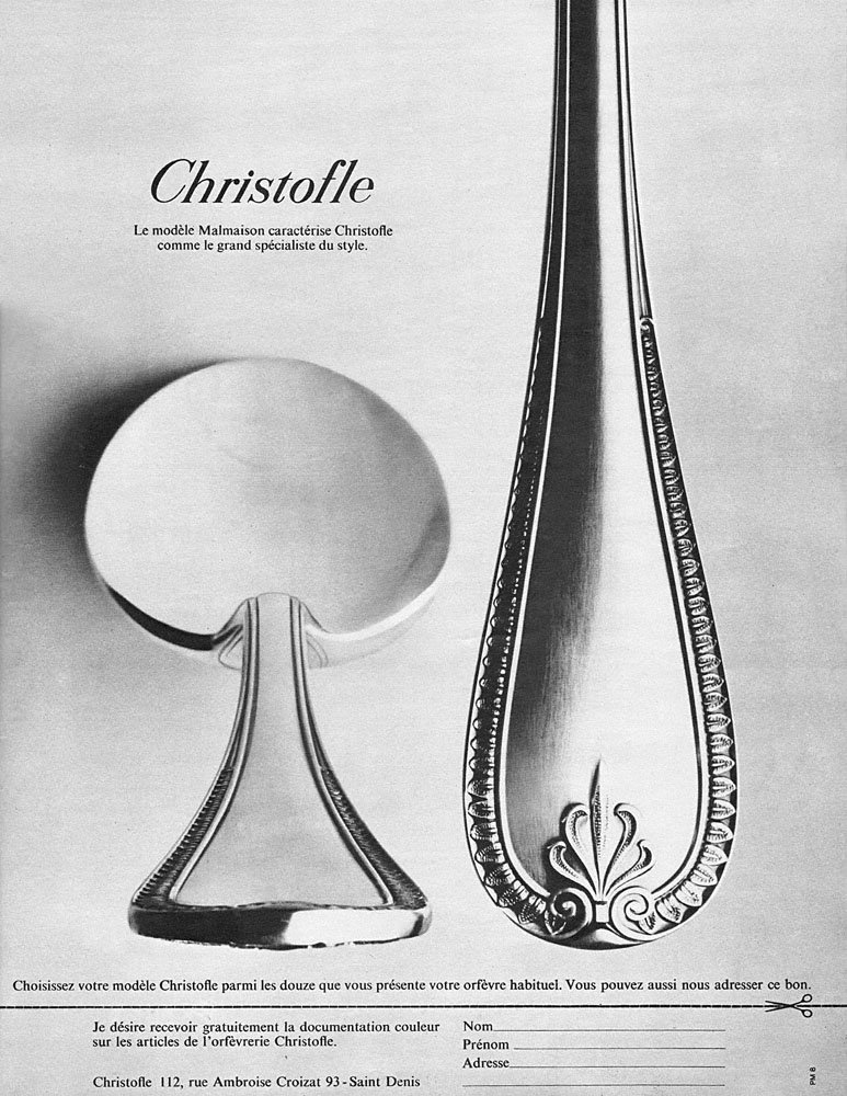 Marque Christofle 1969