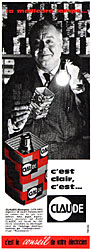 Publicit Claude 1961