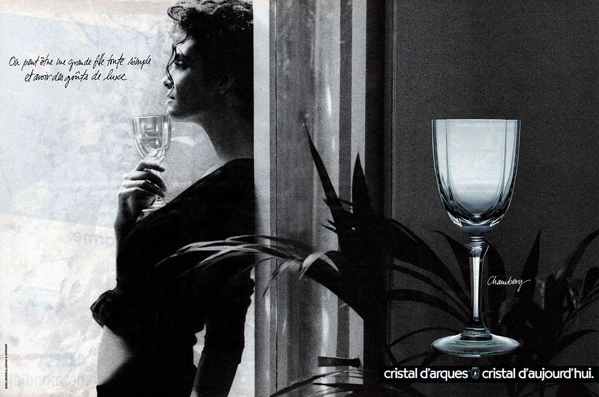 Publicité Cristal D'Arques 1988