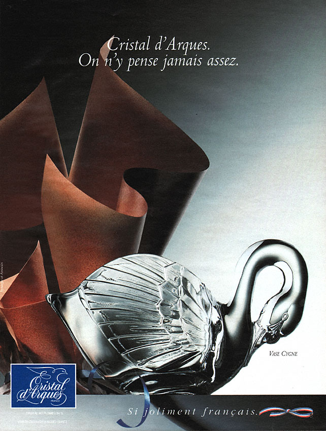 Publicité Cristal D'Arques 1994