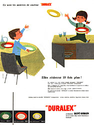 Publicit Duralex 1957