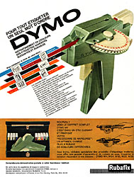 Publicité Dymo 1964