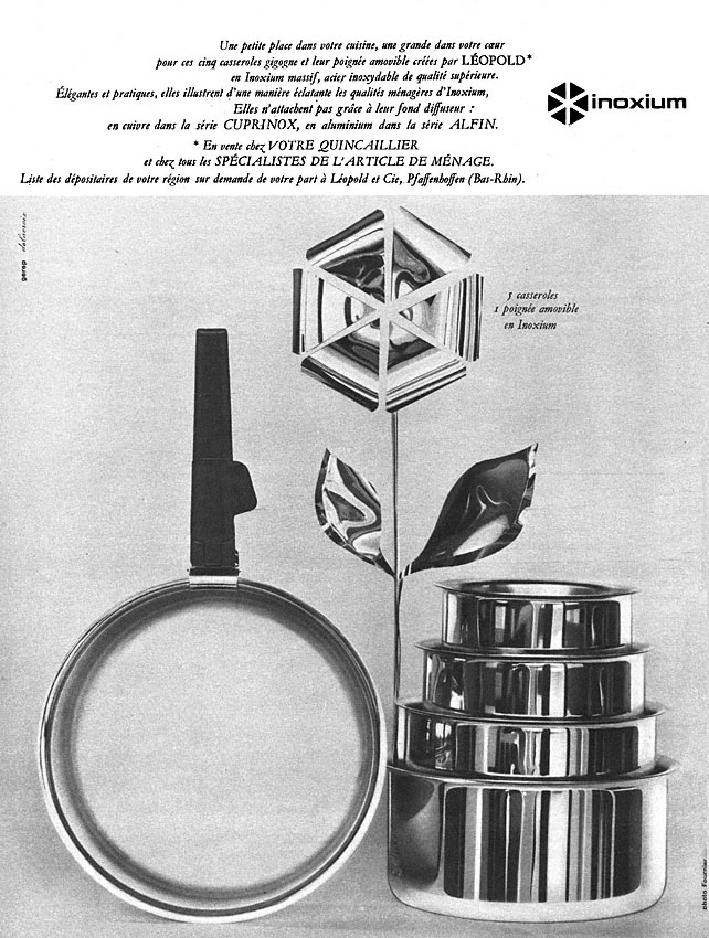 Publicité Inoxium 1964