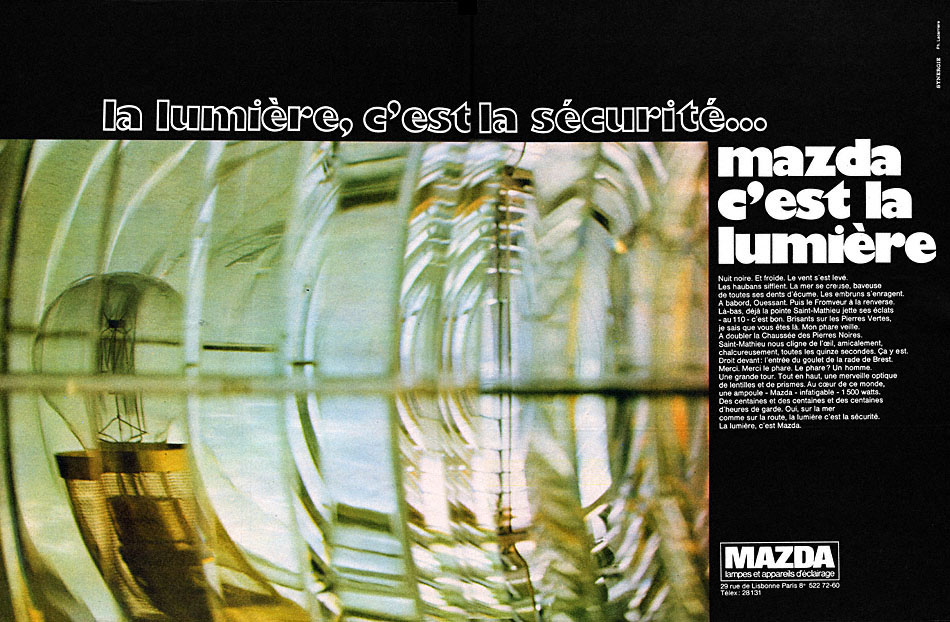 Publicité Mazda 1970