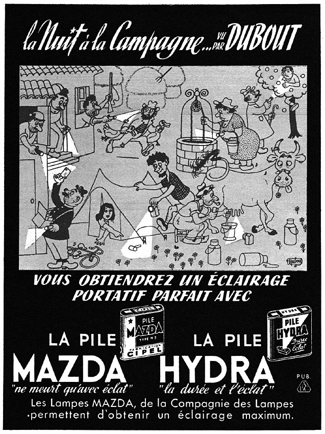 Publicité Mazda 1951