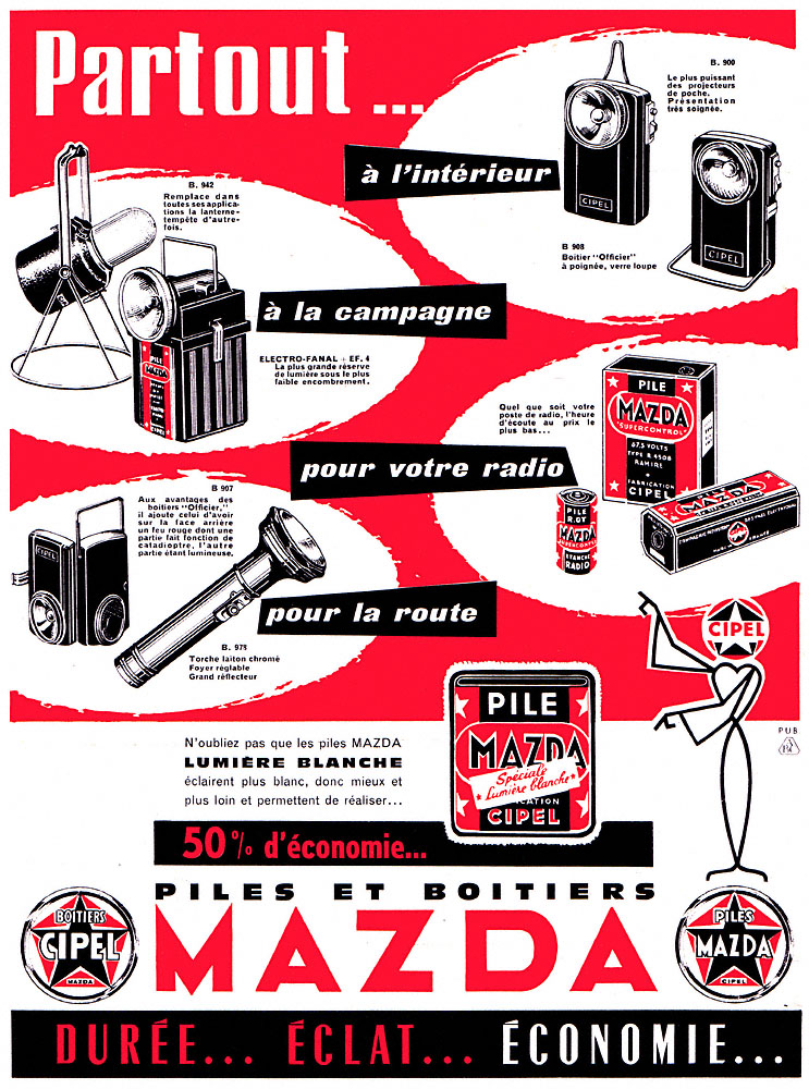 Publicité Mazda 1960