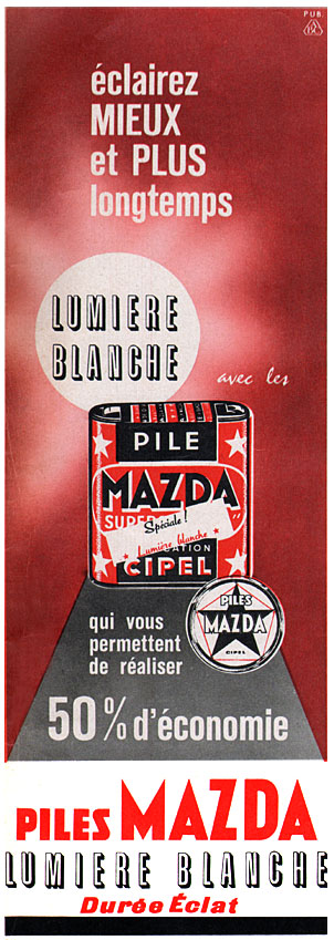 Publicité Mazda 1961