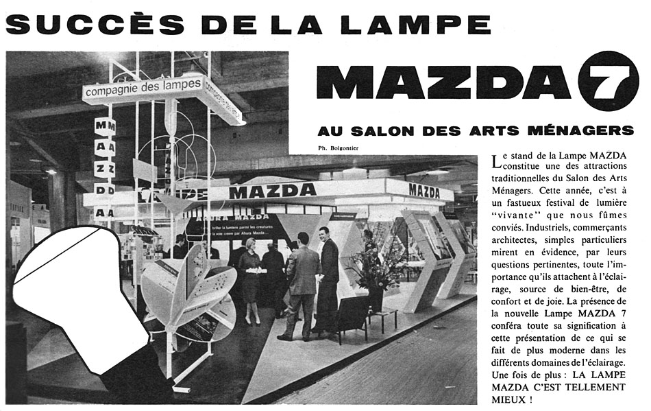 Publicité Mazda 1962