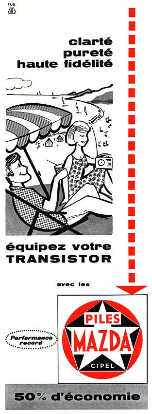 Publicité Mazda 1962