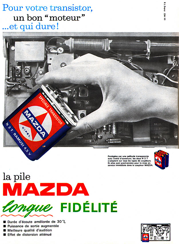 Publicité Mazda 1963