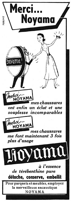 Publicité Noyama 1951
